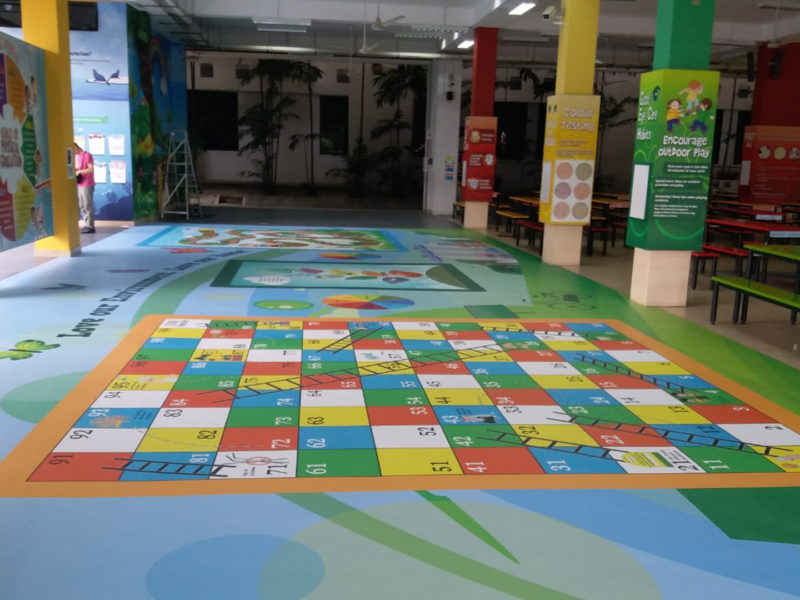 floor mural